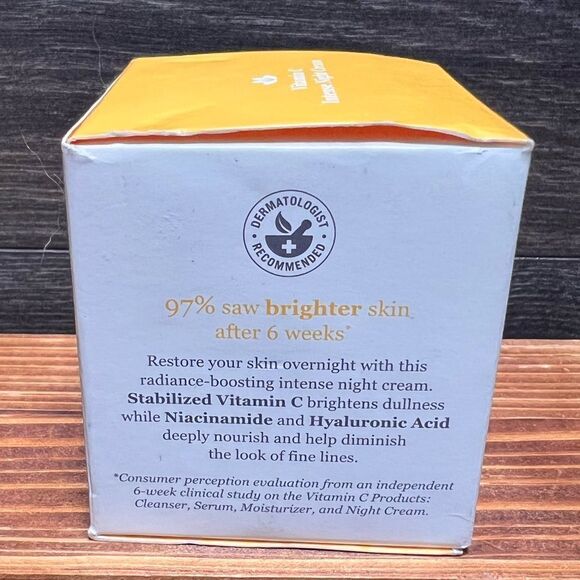 Derma-E Vitamin C Intense Night Cream, Full Size at 2 oz. New with Box! - Picture 12 of 16
